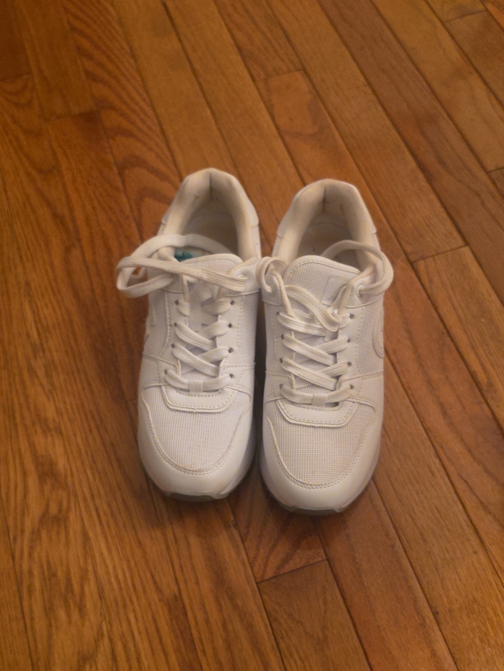 G by Guess Women's White Lace-Up Sneakers